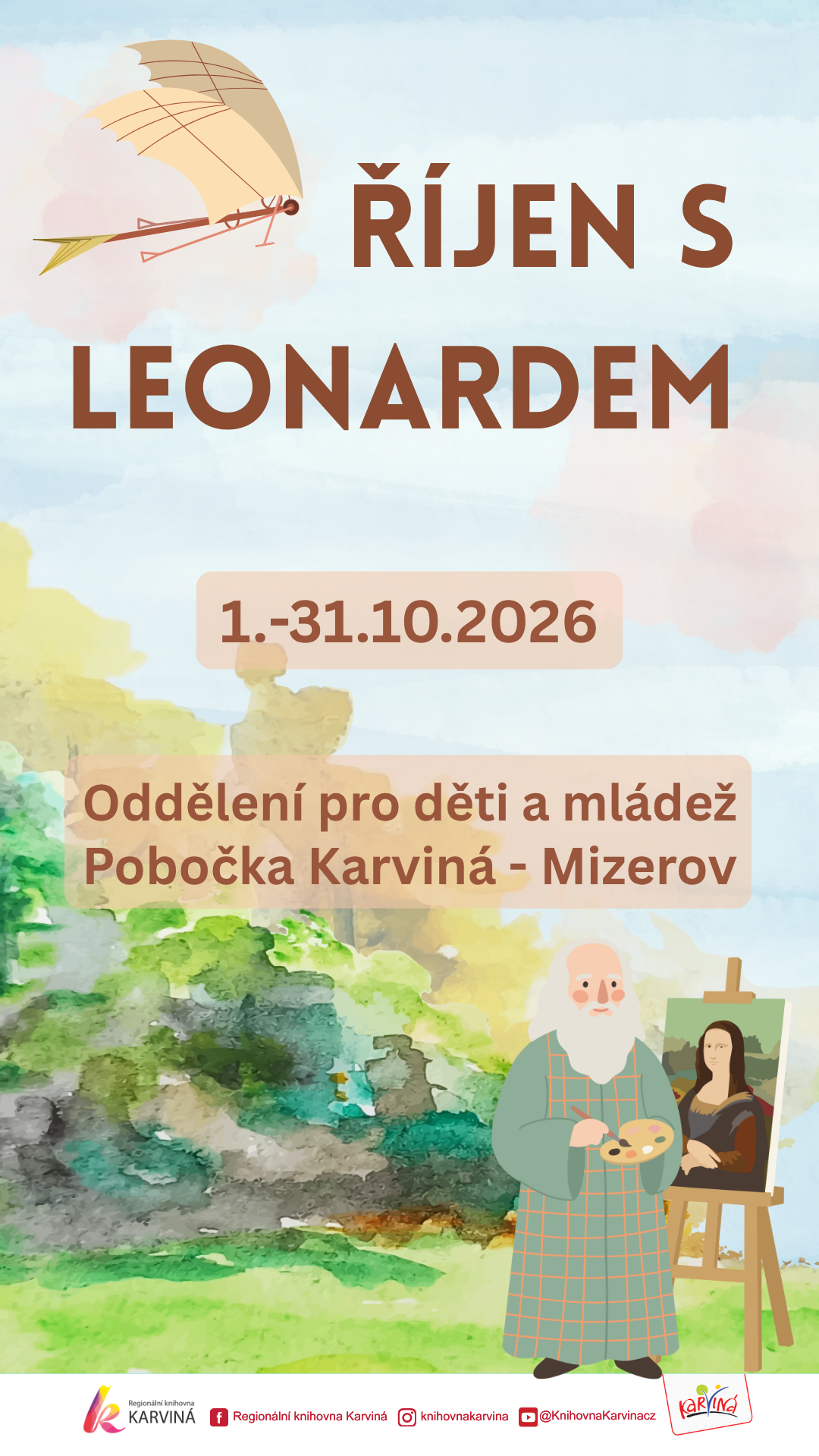 Říjen s Leonardem da Vinci